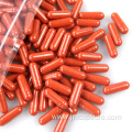 Pill Empty Vegetarian Capsules Orange Color Empty Capsule